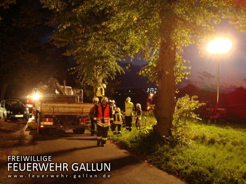 Ausbildung mit der Feuerwehr Brusendorf